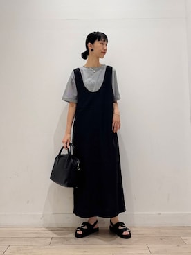 「骨格ナチュラル」｜くどうさん（レディース・157cm）の夏コーディネート