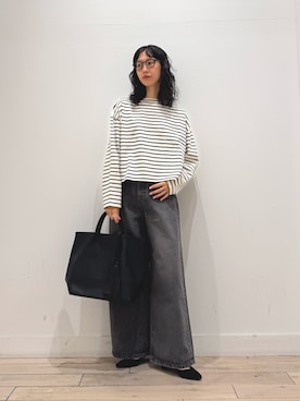 「アイテム（デニムパンツ）」を使った、くどうさん（レディース・157cm・30代）の夏コーディネート