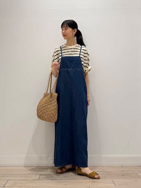 「ペーパーバッグ」｜くどうさん（レディース・157cm）の夏コーディネート