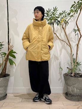 「スタンドカラー」｜くどうさん（レディース・157cm）の秋コーディネート