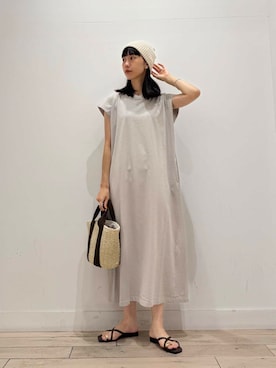 「doors」｜「アイテム（バレエシューズ）」を使った、くどうさん（レディース・157cm）の夏コーディネート