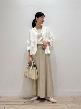 「doors」｜「アイテム（バレエシューズ）」を使った、くどうさん（レディース・157cm）の夏コーディネート