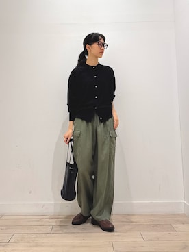 「アイテム（ローファー）」を使った、くどうさん（レディース・157cm・30代）の秋コーディネート