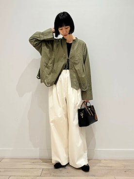 「かぐれ」｜くどうさん（レディース・157cm）の夏コーディネート