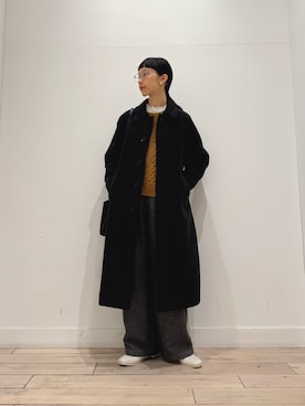 「アイテム（ハンドバッグ）」を使った、くどうさん（レディース・157cm・30代）の冬コーディネート