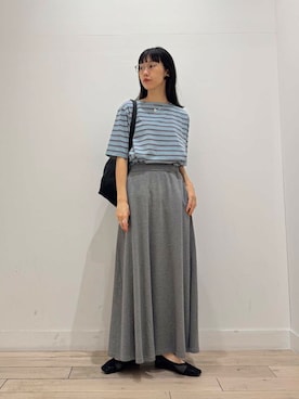 「骨格ナチュラル」｜くどうさん（レディース・157cm）の夏コーディネート