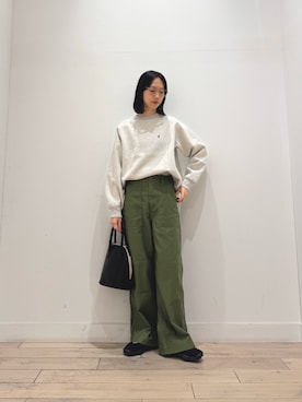 「URBAN RESEARCH DOORS（アーバンリサーチドアーズ）のNIKE　ナイキウィメンズエアリフトBR（Sneakers、ブラック系）」を使った、くどうさん（レディース・157cm）の秋コーディネート