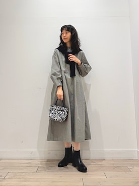 「アイテム（ブーツ）」を使った、くどうさん（レディース・157cm・30代）の秋コーディネート
