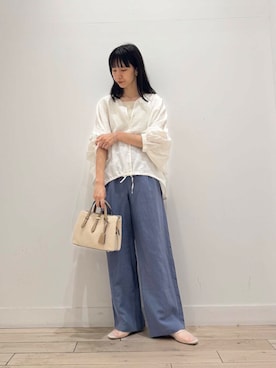 「doors」｜「アイテム（バレエシューズ）」を使った、くどうさん（レディース・157cm）の夏コーディネート