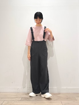 「アイテム（オールインワン・サロペット）」を使った、くどうさん（レディース・157cm・30代）の夏コーディネート