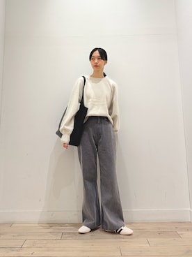 「RODE SKO（ロデスコ）のアイテム」を使った、くどうさん（レディース・157cm）の秋コーディネート