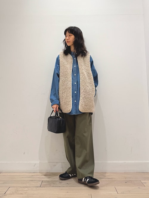 デニムバンドカラーシャツ（シャツ/ブラウス）｜URBAN RESEARCH