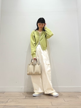 「かぐれ（カグレ）のアイテム」を使った、くどうさん（レディース・157cm）の春コーディネート