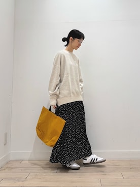 「アイテム（スウェット）」を使った、くどうさん（レディース・157cm・30代）の秋コーディネート