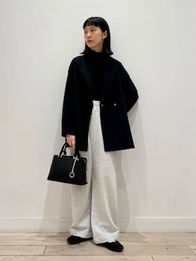 「doors」｜「アイテム（その他アウター）」を使った、くどうさん（レディース・157cm）の冬コーディネート