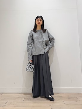 「アイテム（シャツ/ブラウス）」を使った、くどうさん（レディース・157cm・30代）の冬コーディネート