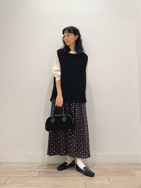 くどうさん（骨格ナチュラル・レディース・157cm・30代）の秋コーディネート