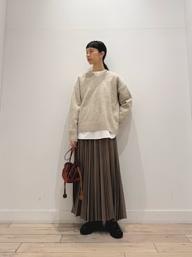 「アイテム（ショルダーバッグ）」を使った、くどうさん（レディース・157cm・30代）の冬コーディネート