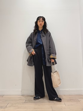 「アイテム（その他アウター）」を使った、くどうさん（レディース・157cm・30代）の秋コーディネート