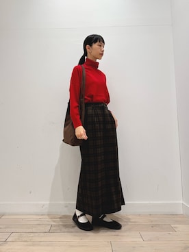 「アイテム（その他シューズ）」を使った、くどうさん（レディース・157cm）の秋コーディネート