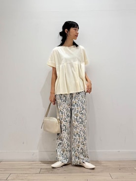 「骨格ナチュラル」｜くどうさん（レディース・157cm）の夏コーディネート