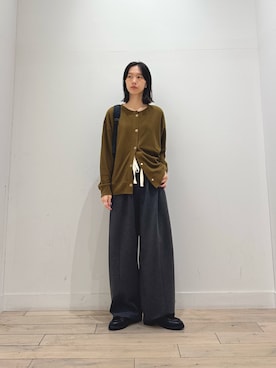 「EKAL（エカル）のアイテム」を使った、くどうさん（レディース・157cm）の秋コーディネート
