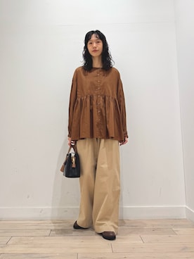 くどうさん（骨格ナチュラル・レディース・157cm・30代）の秋コーディネート