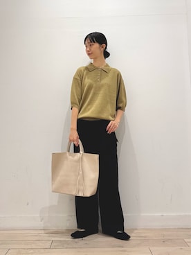 「アイテム（カーゴパンツ）」を使った、くどうさん（レディース・157cm・30代）の夏コーディネート