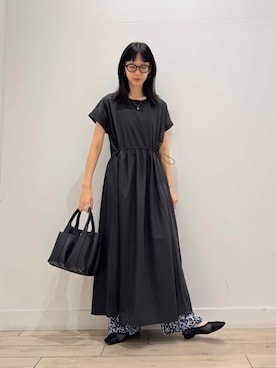 「SMELLY（スメリー）のアイテム」を使った、くどうさん（レディース・157cm）の夏コーディネート