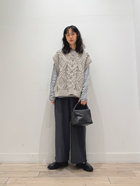 「アイテム（テーラードジャケット）」を使った、くどうさん（レディース・157cm・30代）の秋コーディネート