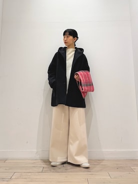 「アイテム（ブーツ）」を使った、くどうさん（レディース・157cm・30代）の冬コーディネート