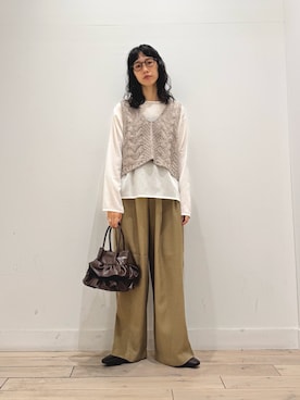 くどうさん（骨格ナチュラル・レディース・157cm・30代）の秋コーディネート