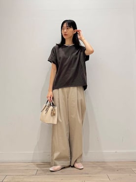 「doors」｜「アイテム（バレエシューズ）」を使った、くどうさん（レディース・157cm）の夏コーディネート