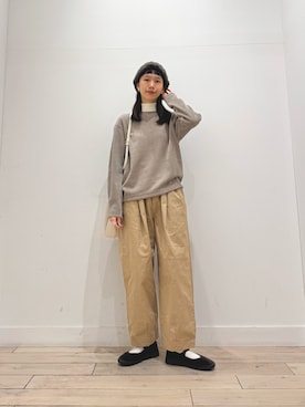 「アイテム（ニットキャップ/ビーニー）」を使った、くどうさん（レディース・157cm・30代）の冬コーディネート