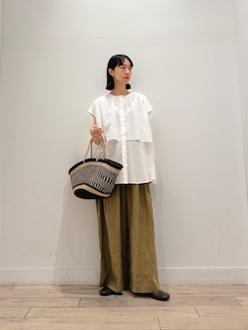 「URBAN RESEARCH DOORS（アーバンリサーチドアーズ）のアイテム（その他シューズ）」を使った、くどうさん（レディース・157cm）の夏コーディネート