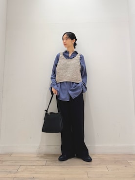 「RODE SKO（ロデスコ）のアイテム」を使った、くどうさん（レディース・157cm）の秋コーディネート