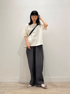 「SMELLY（スメリー）のアイテム（アクセサリー）」を使った、くどうさん（レディース・157cm）の夏コーディネート