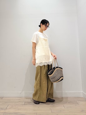 「URBAN RESEARCH DOORS（アーバンリサーチドアーズ）のアイテム（その他シューズ）」を使った、くどうさん（レディース・157cm）の夏コーディネート