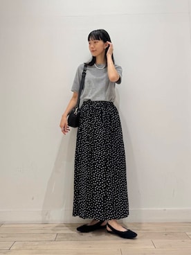 「FORK&SPOON」｜「アイテム（その他シューズ）」を使った、くどうさん（レディース・157cm）の夏コーディネート