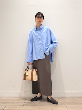 「RODE SKO（ロデスコ）のアイテム」を使った、くどうさん（レディース・157cm）の夏コーディネート