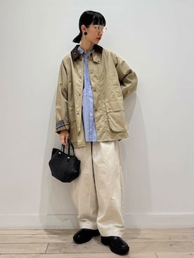 「サイドゴアブーツ」｜「アイテム（その他アウター）」を使った、くどうさん（レディース・157cm）の秋コーディネート