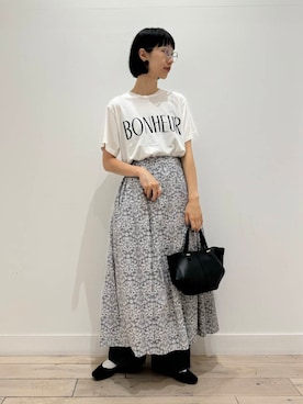 「かぐれ」｜くどうさん（レディース・157cm）の夏コーディネート