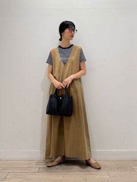 「PETIT BATEAU（プチバトー）のアイテム」を使った、くどうさん（レディース・157cm）の夏コーディネート