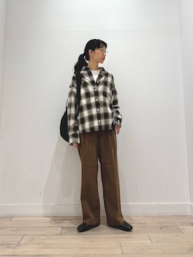 「アイテム（その他雑貨）」を使った、くどうさん（レディース・157cm）の秋コーディネート