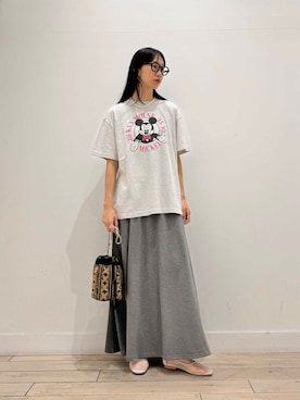 「スウェットスカート」｜くどうさん（レディース・157cm）の夏コーディネート