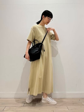 「PUMA」｜「アイテム（ワンピース/ドレス）」を使った、くどうさん（レディース・157cm）の春コーディネート