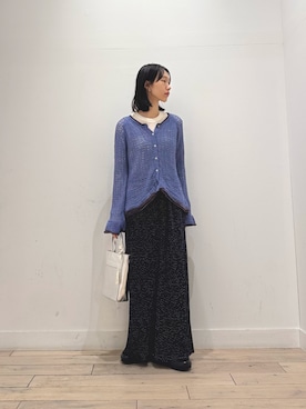 「FORK&SPOON（フォークアンドスプーン）のアイテム（Tシャツ/カットソー）」を使った、くどうさん（レディース・157cm）の秋コーディネート