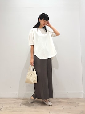「アイテム（ショルダーバッグ）」を使った、くどうさん（レディース・157cm・30代）の夏コーディネート