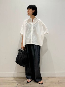 「かぐれ」｜くどうさん（レディース・157cm）の夏コーディネート