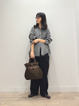 「アイテム（カーゴパンツ）」を使った、くどうさん（レディース・157cm）の夏コーディネート